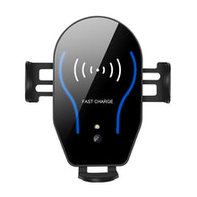 Cargar imagen en el visor de la galería, Soporte inalámbrico para cargador de automóvil, sujeción automática de carga rápida para teléfono celular