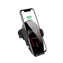 Cargar imagen en el visor de la galería, Soporte inalámbrico para cargador de automóvil, sujeción automática de carga rápida para teléfono celular
